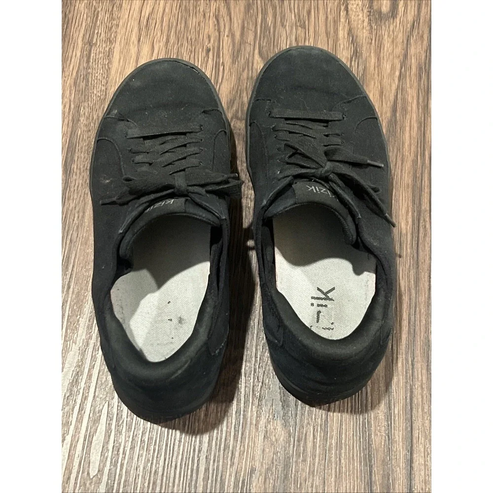 Kizik Shoes Irvine Men's 8.5 W's 10 HandsFree Black Slip On Casual Sneakers Shoe
